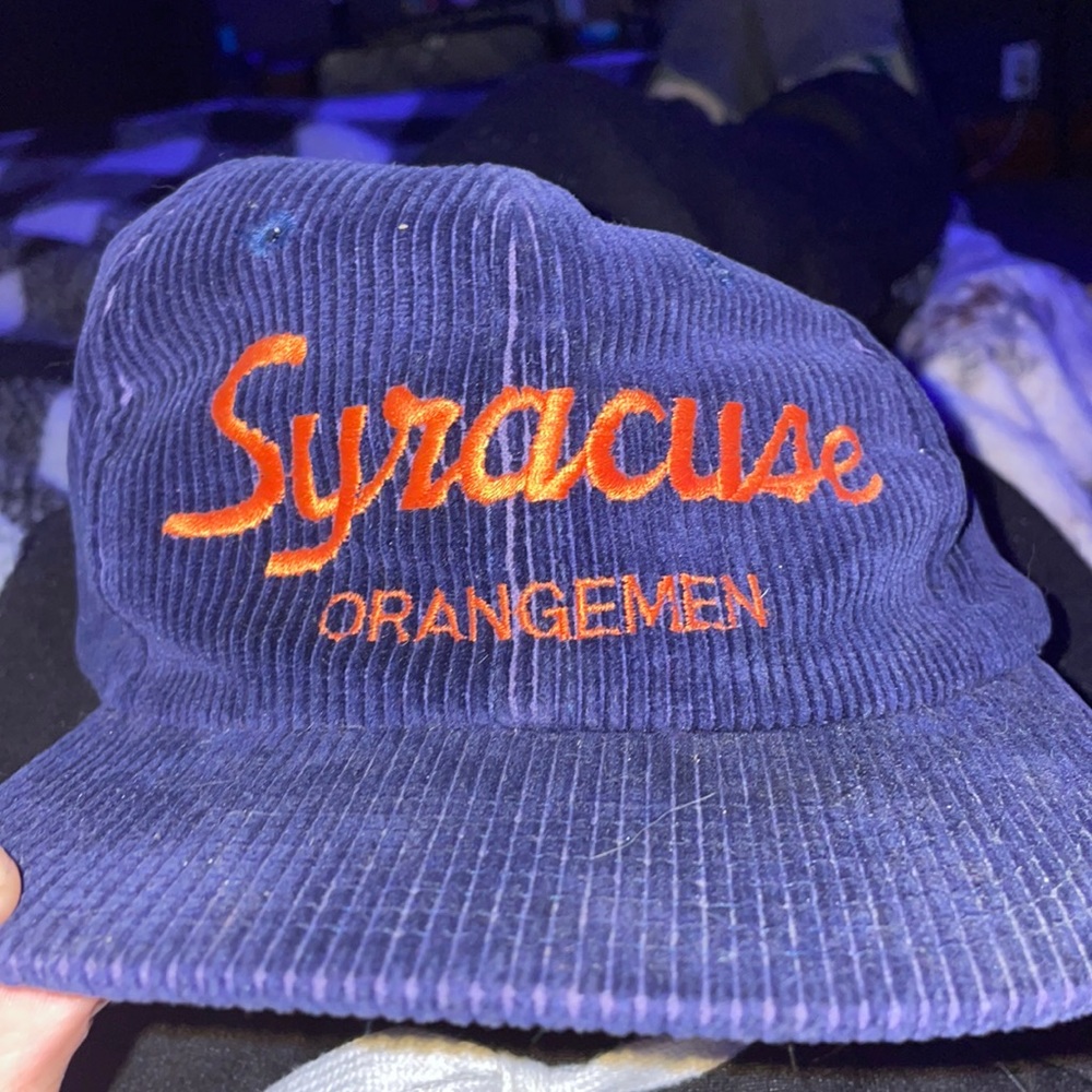 Vintage Syracuse orangemen Corduroy hat